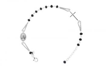Black Onyx Rosary Bracelet